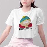 Eric Cartman Women's Cropped T-shirt | South Park Midrift Tee Top - WickyDeez