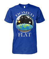 Flat Earth Domed Unisex Premium Tee Shirt for Men & Women-Men's Tops-WickyDeez