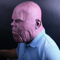 New 2018 Thanos Realistic Face Mask Avengers 3 Infinity War Replica Prop Mask-Marvel Comics Cosplay-WickyDeez