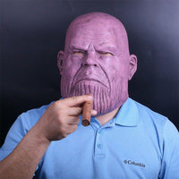 New 2018 Thanos Realistic Face Mask Avengers 3 Infinity War Replica Prop Mask-Marvel Comics Cosplay-WickyDeez