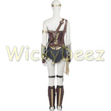 Inspired Wonder Woman Justice League Cosplay Costume Boot Covers & Lasso (Alternate Version)-DC Comics Cosplay-WickyDeez