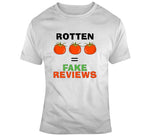 Rotten Tomatoes Fake Reviews White Tee Unisex Classic T Shirt-T-Shirt-WickyDeez