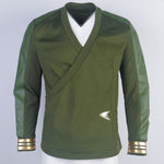 Star Trek Strange New Worlds | Captain Pike Green Uniform Starfleet Costume Shirt Top