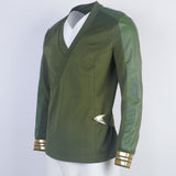Star Trek Strange New Worlds | Captain Pike Green Uniform Starfleet Costume Shirt Top