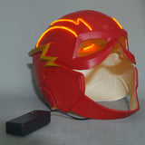 NEW LED Handmade Inspired The Flash Movie Mask Barry Allen Cosplay Costume Mask Prop