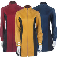 NEW Star Trek For Strange New Worlds Number One Starfleet Cosplay Dress | Costume Gold Blue Red Dress Uniforms-WickyDeez - MainKinez-WickyDeez