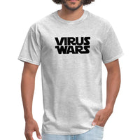 Star Wars or Virus Wars? Humour T-Shirt Top Tee - heather gray