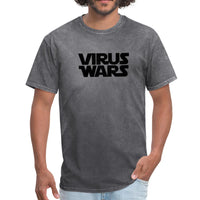 Star Wars or Virus Wars? Humour T-Shirt Top Tee - mineral charcoal gray