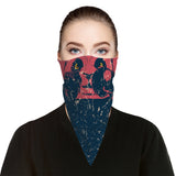 Red Panda Boxing Face Mask Scarf Cover | 2x - 50x Disposable Five Layer Filter Pads Available - WickyDeez