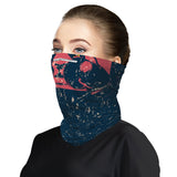 Red Panda Boxing Snood Face Mask Balaclava Scarf Cover | 2x - 50x Disposable Five Layer Filter Pads Available - WickyDeez
