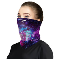 Galaxy Face Mask Balaclava Scarf Cover | 2x - 50x Disposable Five Layer Filter Pads Available - WickyDeez