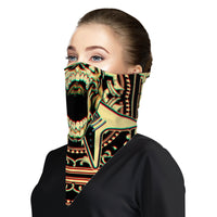 Alien Bandana Face Mask Scarf Cover | 2x - 50x Disposable Five Layer Filter Pads Available - WickyDeez