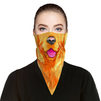Dog Bandana Face Mask Scarf Cover | 2x - 50x Disposable Five Layer Filter Pads Available - WickyDeez